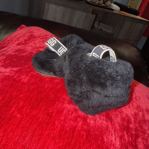 Ugg funkette slippers black - slippers,